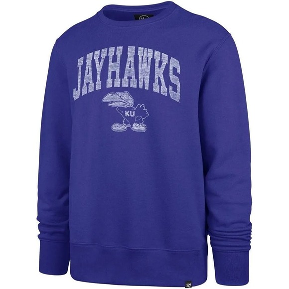 '47 Other - Kansas KU Jayhawks Rally House '47 Royal Coltrain Crew Sweatshirt XXL